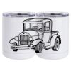 10 oz. White Stainless Steel Short Tumbler Thumbnail