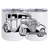 10 oz. White Stainless Steel Short Tumbler Thumbnail
