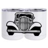 10 oz. White Stainless Steel Short Tumbler Thumbnail
