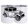 10 oz. White Stainless Steel Short Tumbler Thumbnail