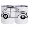 10 oz. White Stainless Steel Short Tumbler Thumbnail