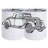 10 oz. White Stainless Steel Short Tumbler Thumbnail