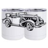 10 oz. White Stainless Steel Short Tumbler Thumbnail