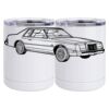 10 oz. White Stainless Steel Short Tumbler Thumbnail