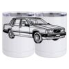 10 oz. White Stainless Steel Short Tumbler Thumbnail