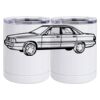 10 oz. White Stainless Steel Short Tumbler Thumbnail