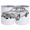 10 oz. White Stainless Steel Short Tumbler Thumbnail