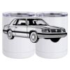 10 oz. White Stainless Steel Short Tumbler Thumbnail
