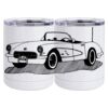 10 oz. White Stainless Steel Short Tumbler Thumbnail