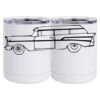 10 oz. White Stainless Steel Short Tumbler Thumbnail