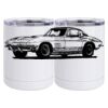 10 oz. White Stainless Steel Short Tumbler Thumbnail