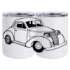 10 oz. White Stainless Steel Short Tumbler Thumbnail