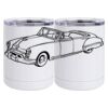 10 oz. White Stainless Steel Short Tumbler Thumbnail