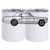 10 oz. White Stainless Steel Short Tumbler Thumbnail