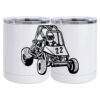10 oz. White Stainless Steel Short Tumbler Thumbnail