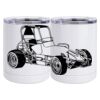 10 oz. White Stainless Steel Short Tumbler Thumbnail