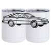 10 oz. White Stainless Steel Short Tumbler Thumbnail