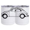 10 oz. White Stainless Steel Short Tumbler Thumbnail