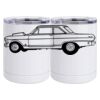 10 oz. White Stainless Steel Short Tumbler Thumbnail