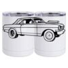 10 oz. White Stainless Steel Short Tumbler Thumbnail