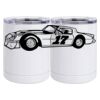 10 oz. White Stainless Steel Short Tumbler Thumbnail