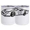 10 oz. White Stainless Steel Short Tumbler Thumbnail