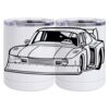 10 oz. White Stainless Steel Short Tumbler Thumbnail
