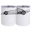 10 oz. White Stainless Steel Short Tumbler Thumbnail