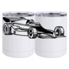10 oz. White Stainless Steel Short Tumbler Thumbnail