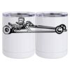 10 oz. White Stainless Steel Short Tumbler Thumbnail