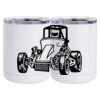 10 oz. White Stainless Steel Short Tumbler Thumbnail