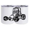 10 oz. White Stainless Steel Short Tumbler Thumbnail