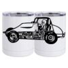 10 oz. White Stainless Steel Short Tumbler Thumbnail
