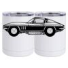 10 oz. White Stainless Steel Short Tumbler Thumbnail