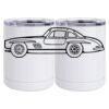 10 oz. White Stainless Steel Short Tumbler Thumbnail
