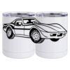 10 oz. White Stainless Steel Short Tumbler Thumbnail