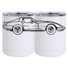 10 oz. White Stainless Steel Short Tumbler Thumbnail