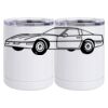 10 oz. White Stainless Steel Short Tumbler Thumbnail