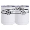 10 oz. White Stainless Steel Short Tumbler Thumbnail