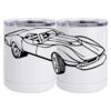 10 oz. White Stainless Steel Short Tumbler Thumbnail