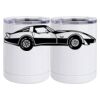 10 oz. White Stainless Steel Short Tumbler Thumbnail