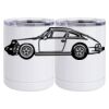 10 oz. White Stainless Steel Short Tumbler Thumbnail