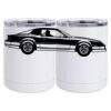 10 oz. White Stainless Steel Short Tumbler Thumbnail