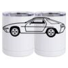 10 oz. White Stainless Steel Short Tumbler Thumbnail