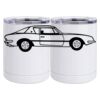 10 oz. White Stainless Steel Short Tumbler Thumbnail