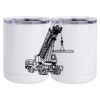 10 oz. White Stainless Steel Short Tumbler Thumbnail