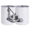10 oz. White Stainless Steel Short Tumbler Thumbnail