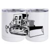 10 oz. White Stainless Steel Short Tumbler Thumbnail