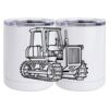 10 oz. White Stainless Steel Short Tumbler Thumbnail