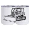 10 oz. White Stainless Steel Short Tumbler Thumbnail